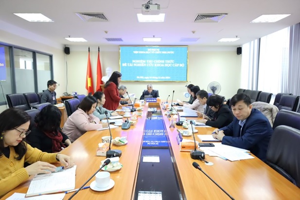 Nghiệm thu đề tài “Tổng quan nghiên cứu về tổ chức bộ máy hành chính nhà nước và công chức công vụ của Bộ Nội vụ từ năm 2010”