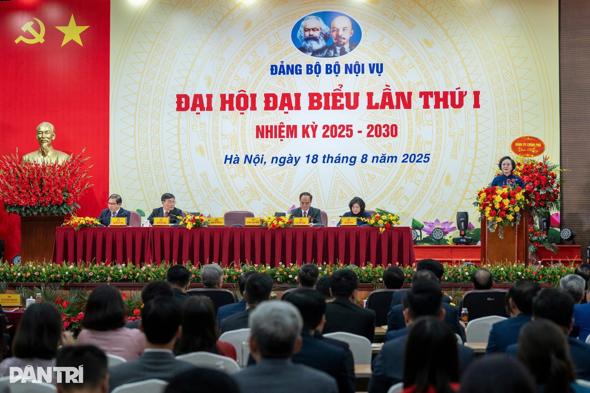 Toàn cảnh Đại hội đại biểu Đảng bộ Bộ Nội vụ lần thứ I nhiệm kỳ 20252030